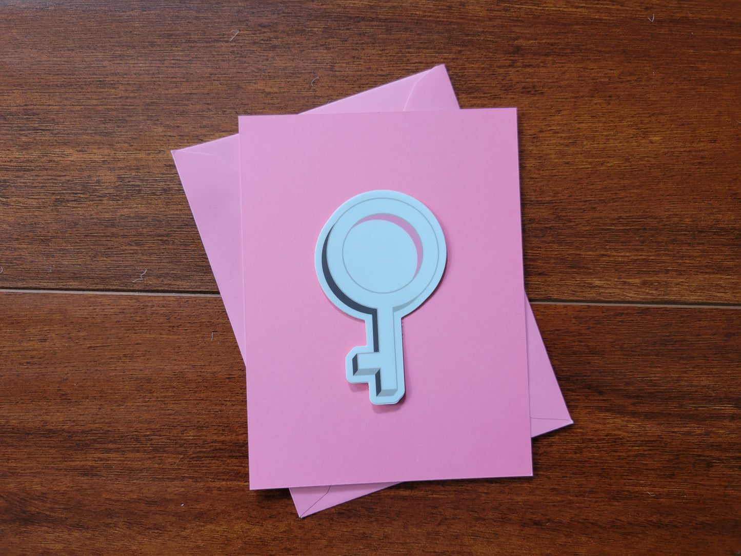 Demigirl pride symbol sticker