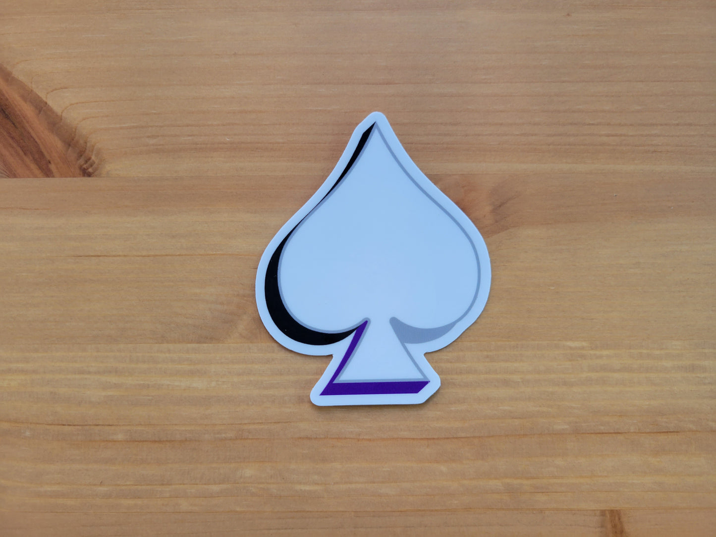 Asexual pride symbol stickers