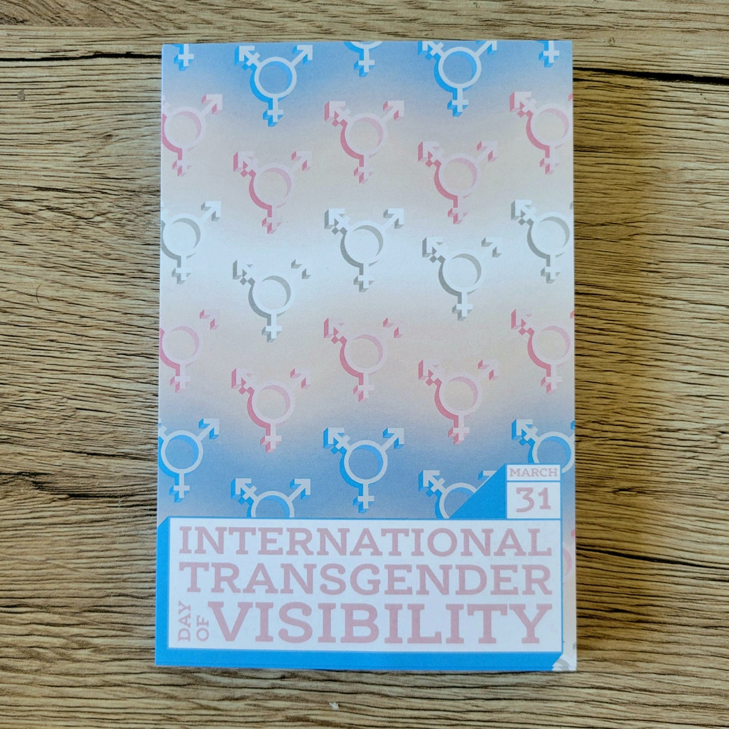 Transgender Day of Visibility postcard