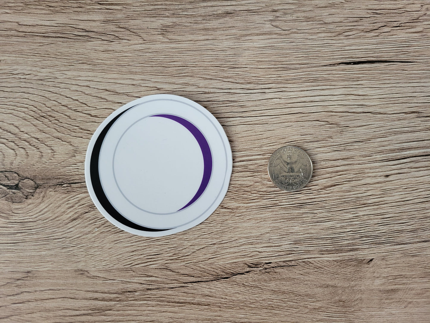 Asexual pride symbol stickers