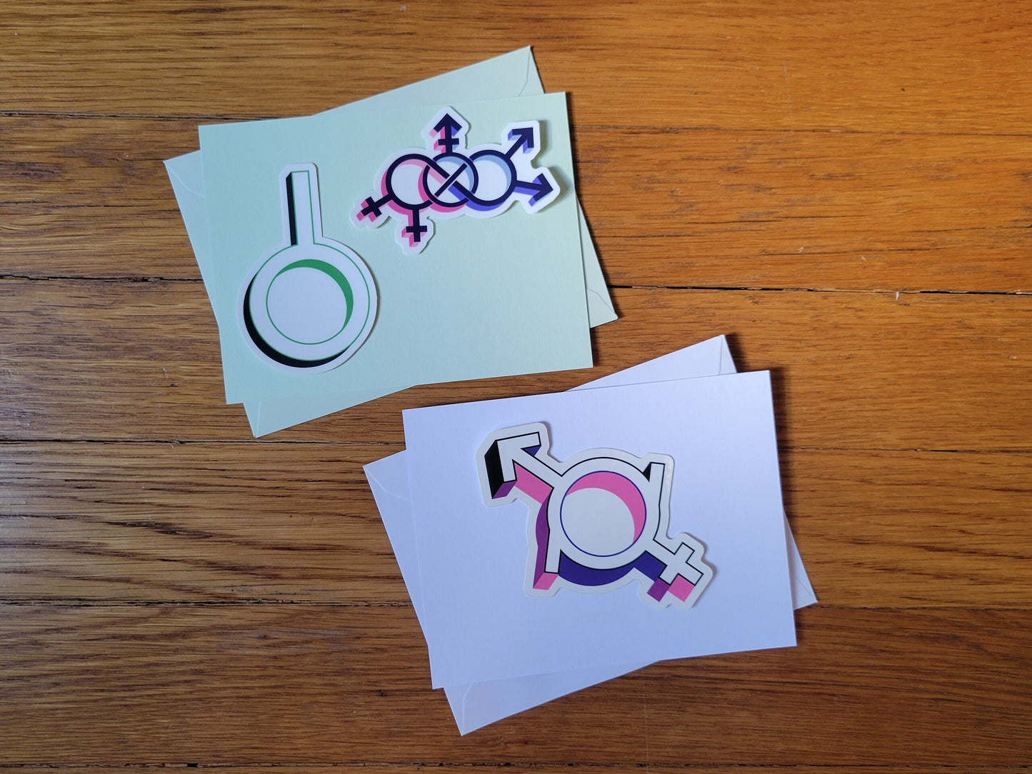 Neutrois pride symbol sticker
