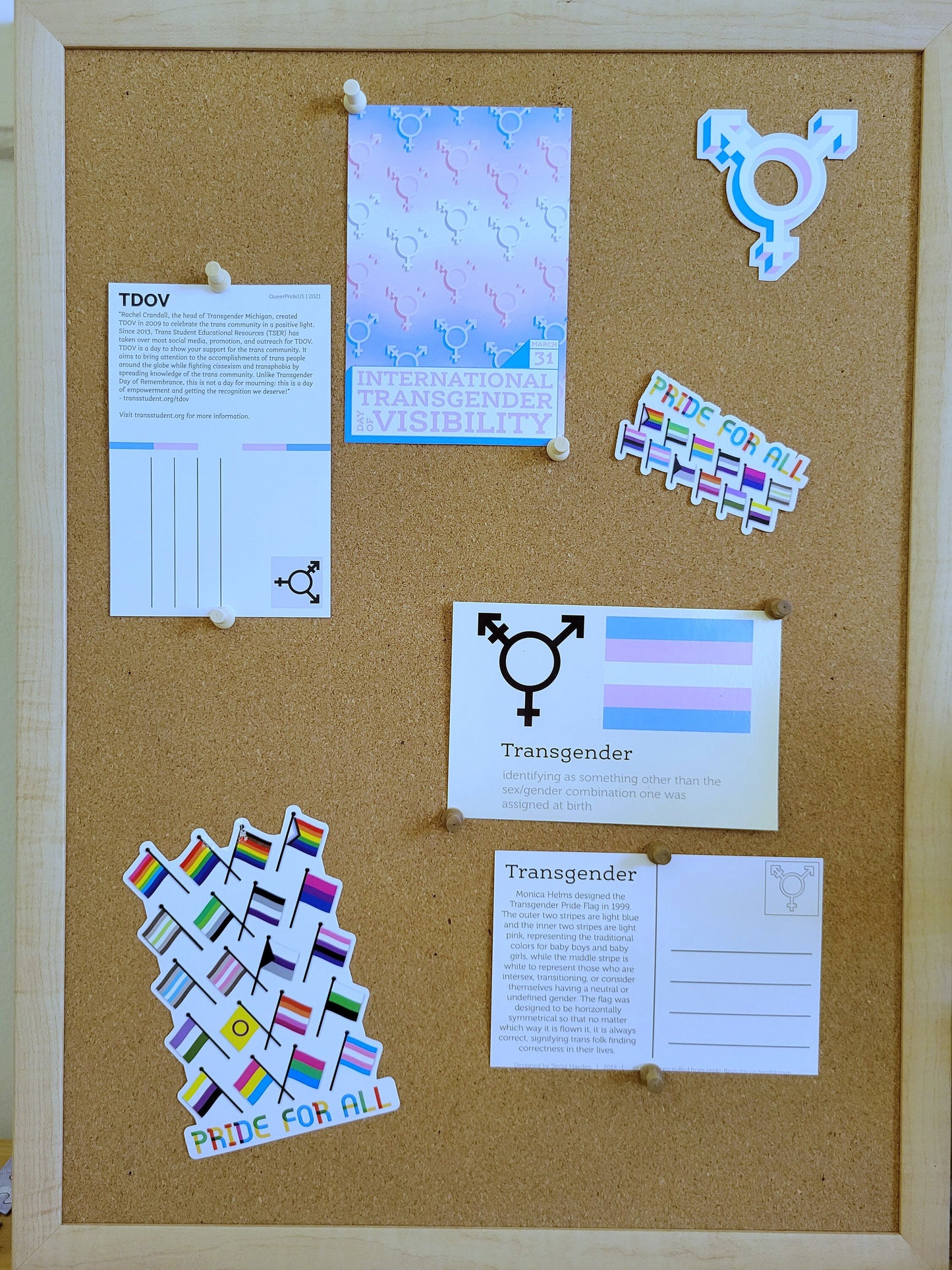 Transgender Day of Visibility postcard