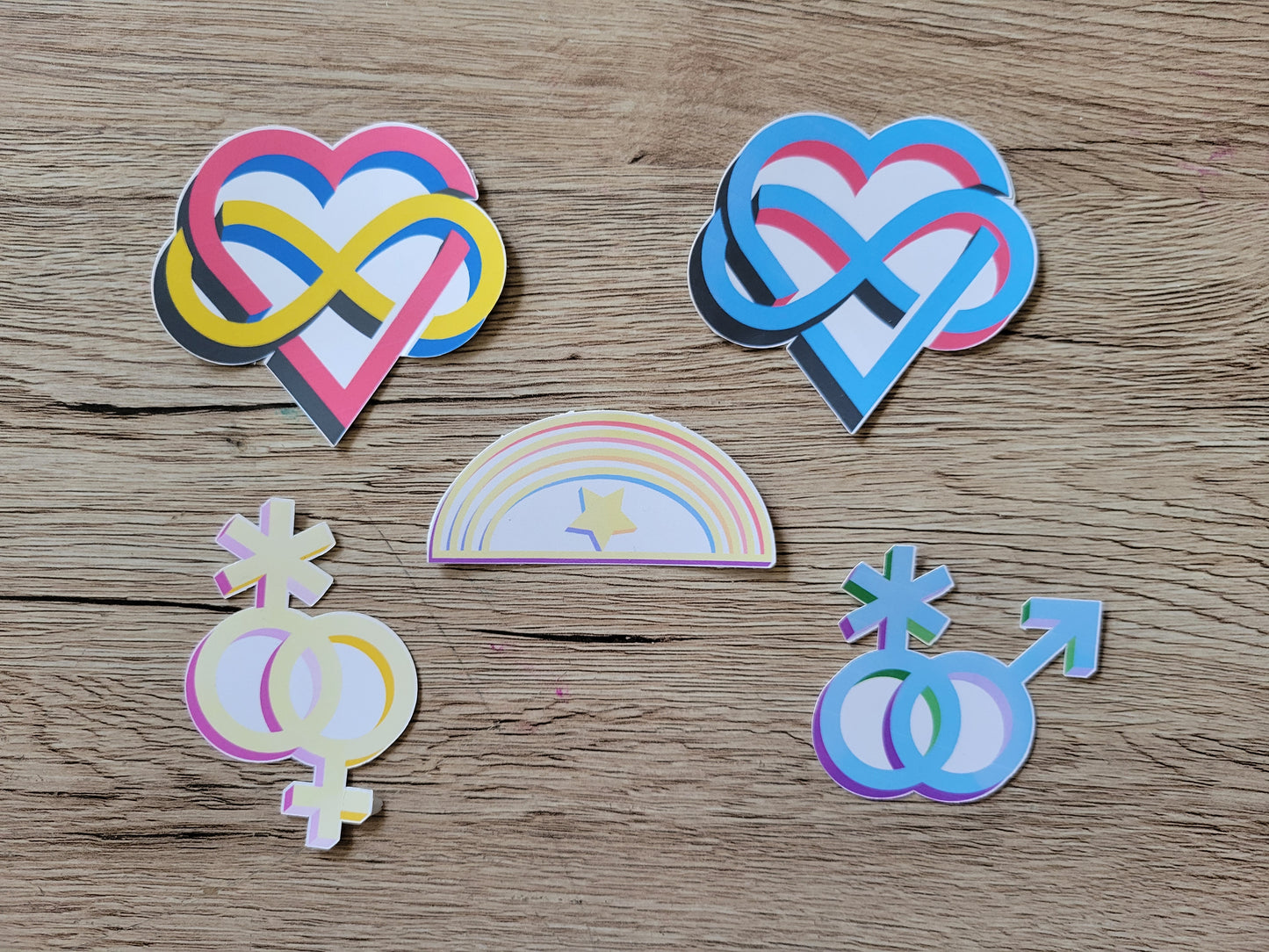 Xenogender pride symbol sticker