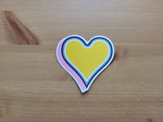 Queerplatonic pride symbol sticker