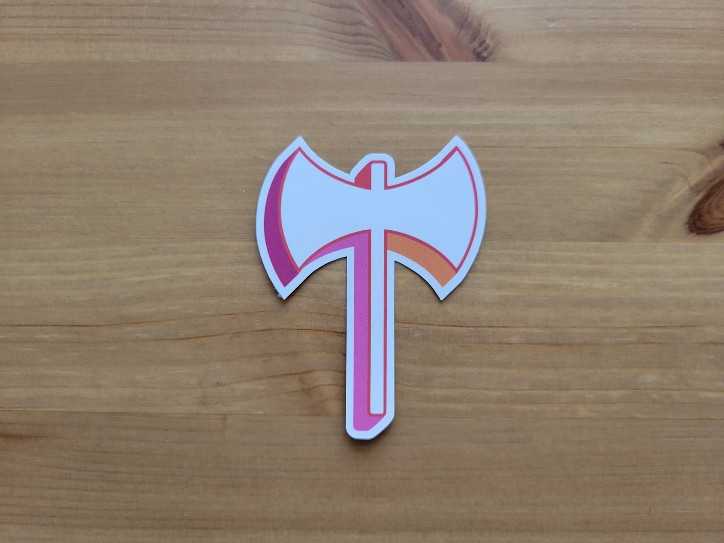 Lesbian pride symbol stickers