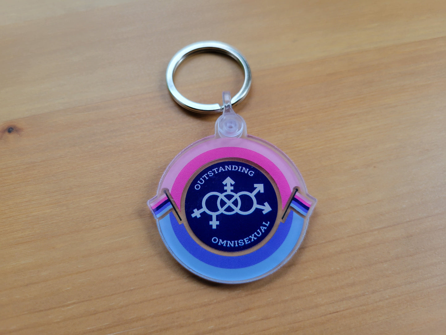 Outstanding Omnisexual keychain