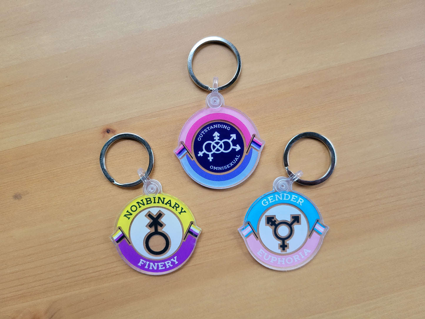 Outstanding Omnisexual keychain