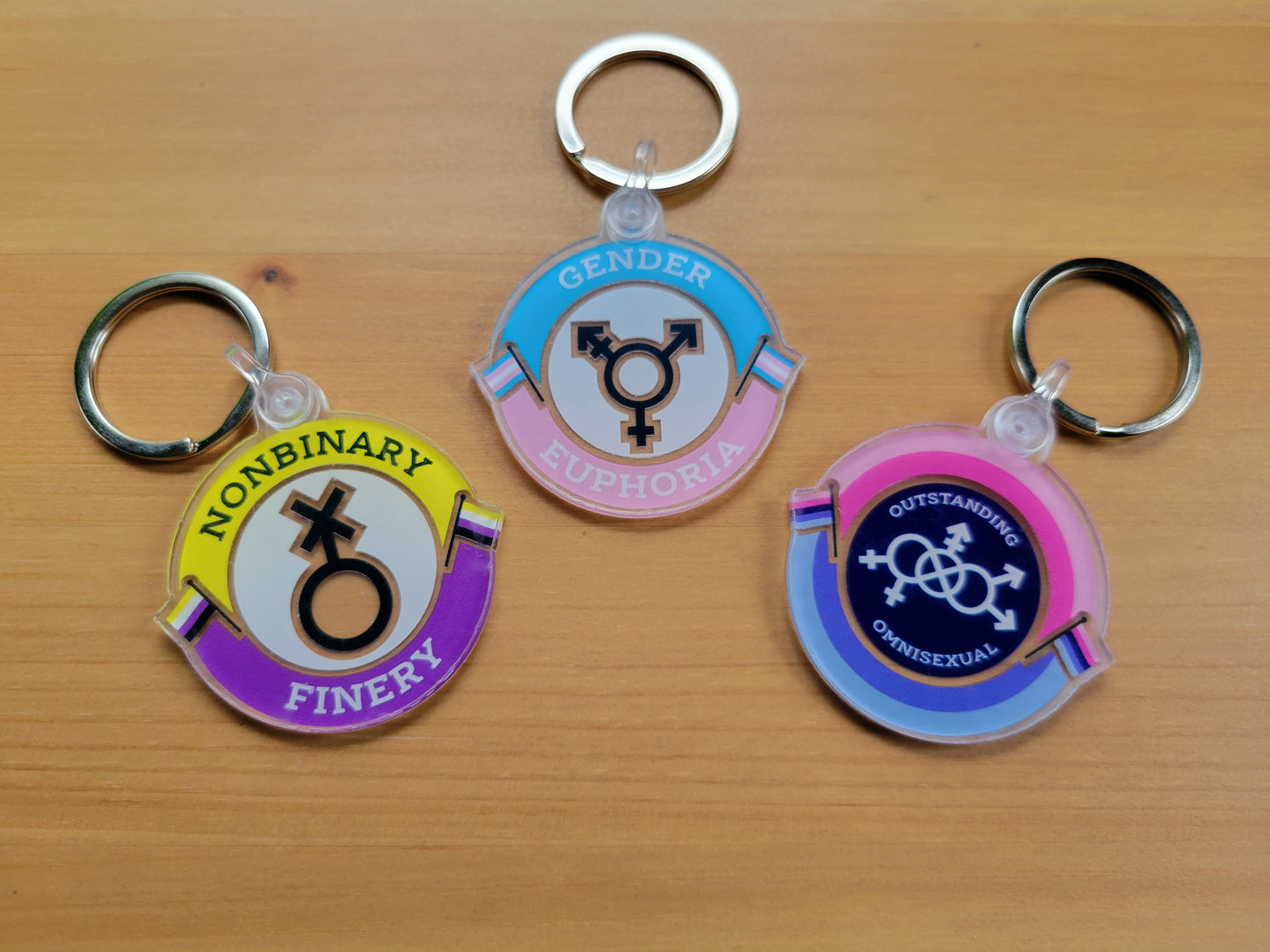 Outstanding Omnisexual keychain