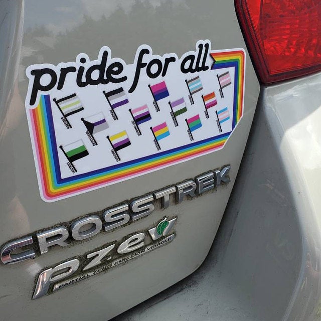 Pride for All - rainbow boarder