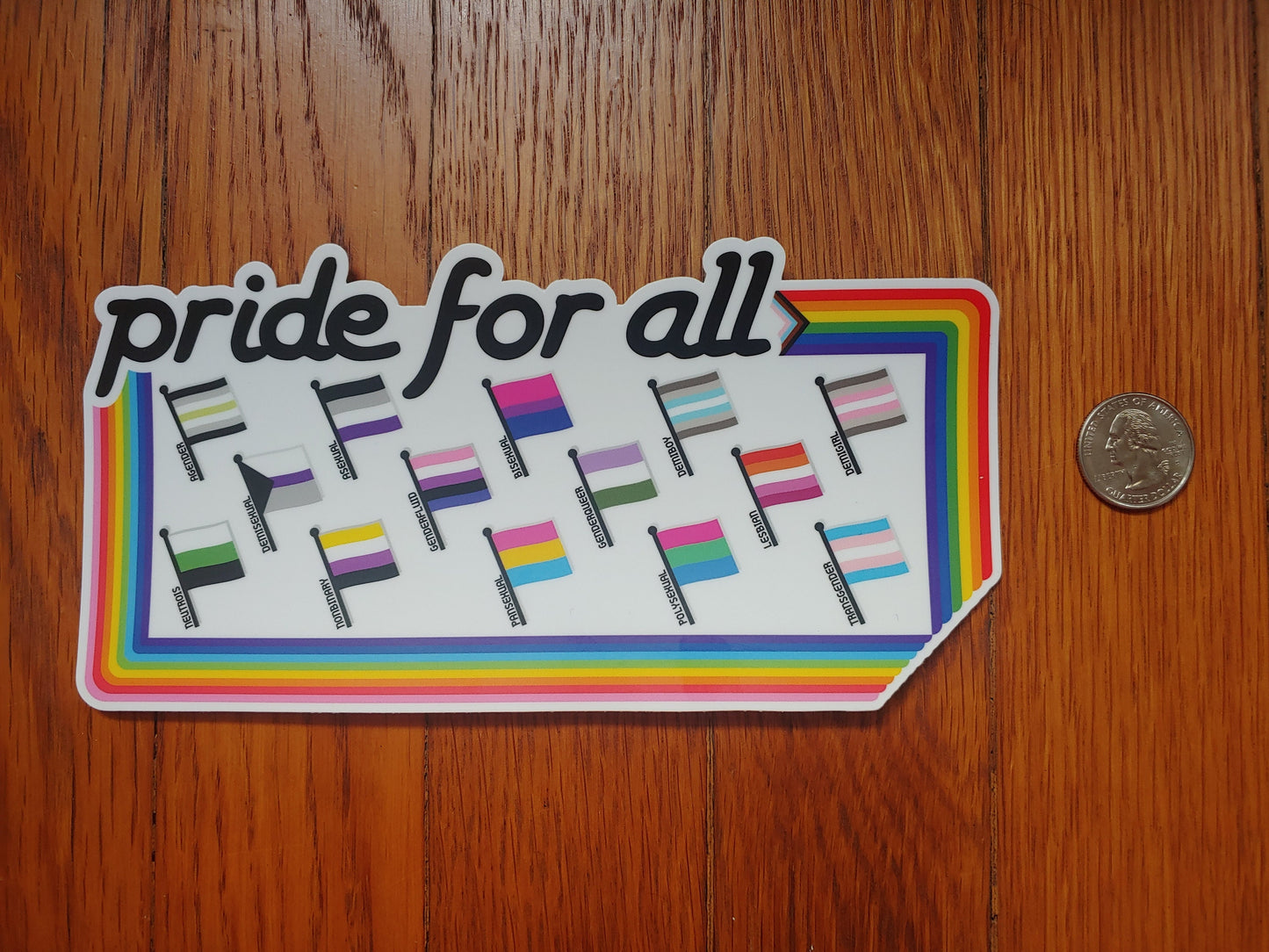 Pride for All - rainbow boarder