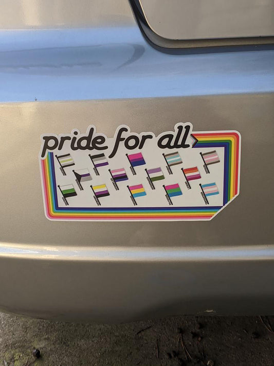 Pride for All - rainbow boarder