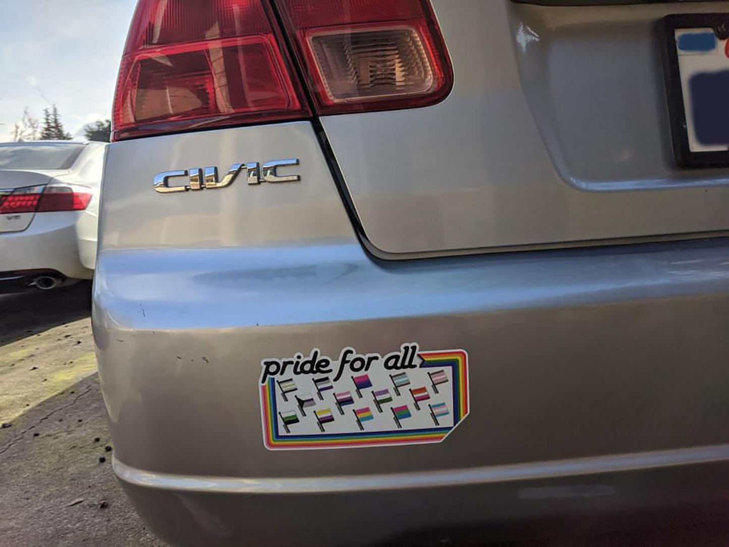 Pride for All - rainbow boarder