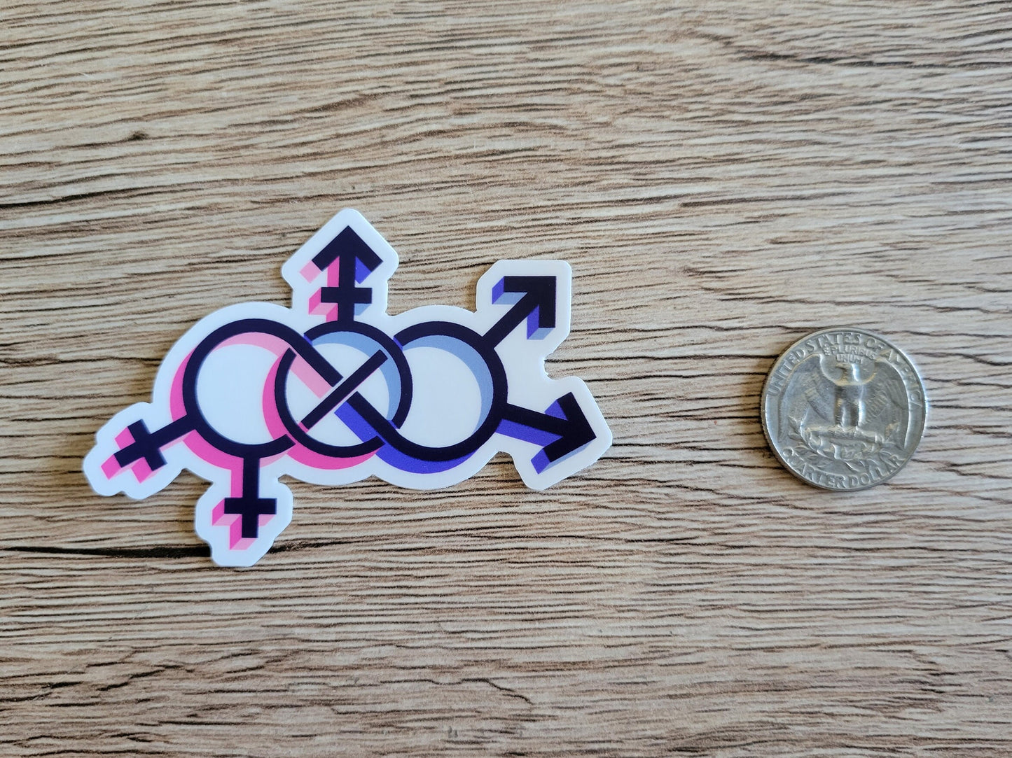 Omnisexual pride symbol sticker