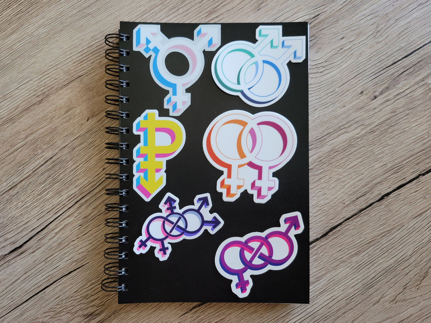 Pansexual pride symbol sticker