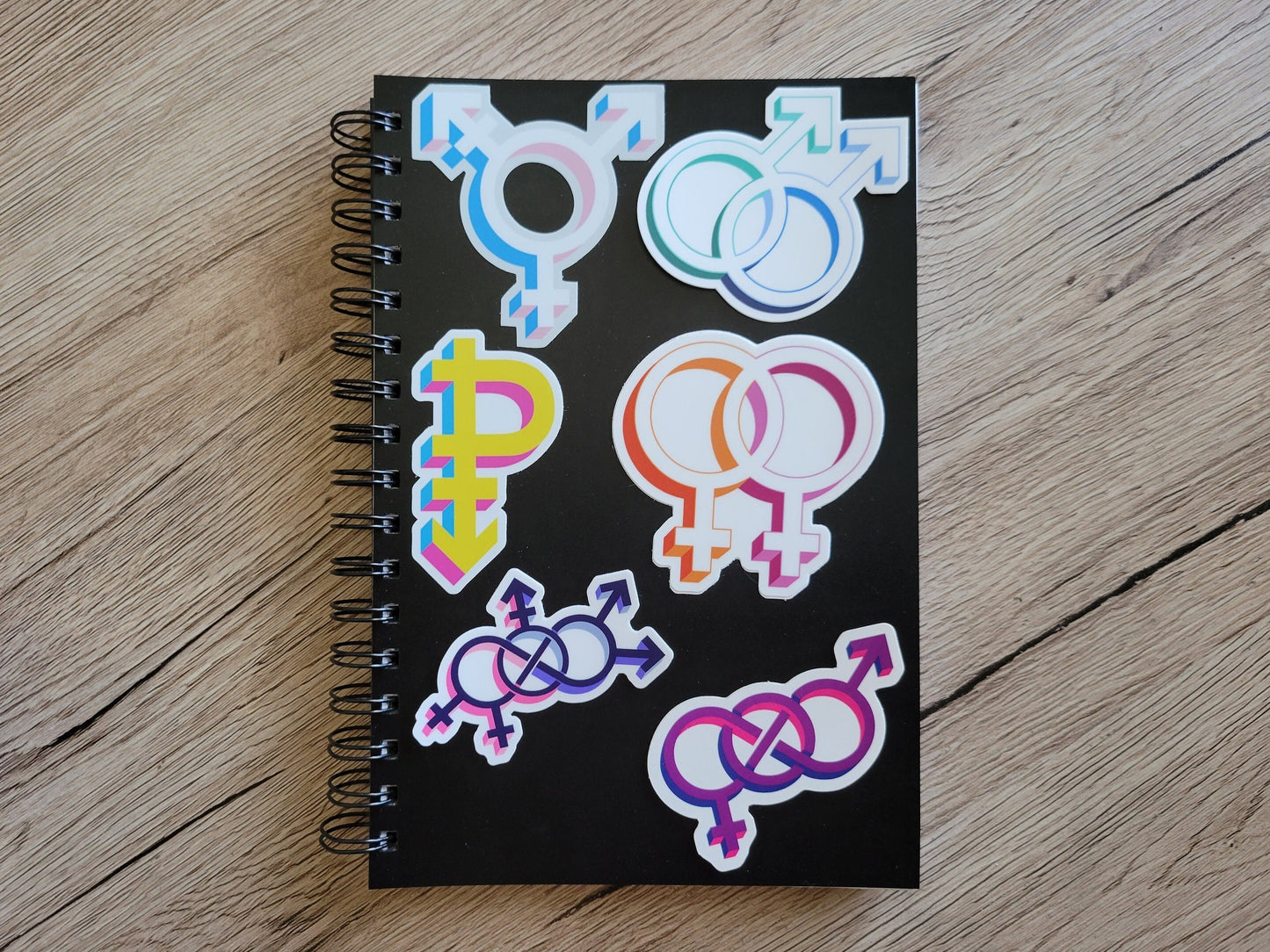 Omnisexual pride symbol sticker