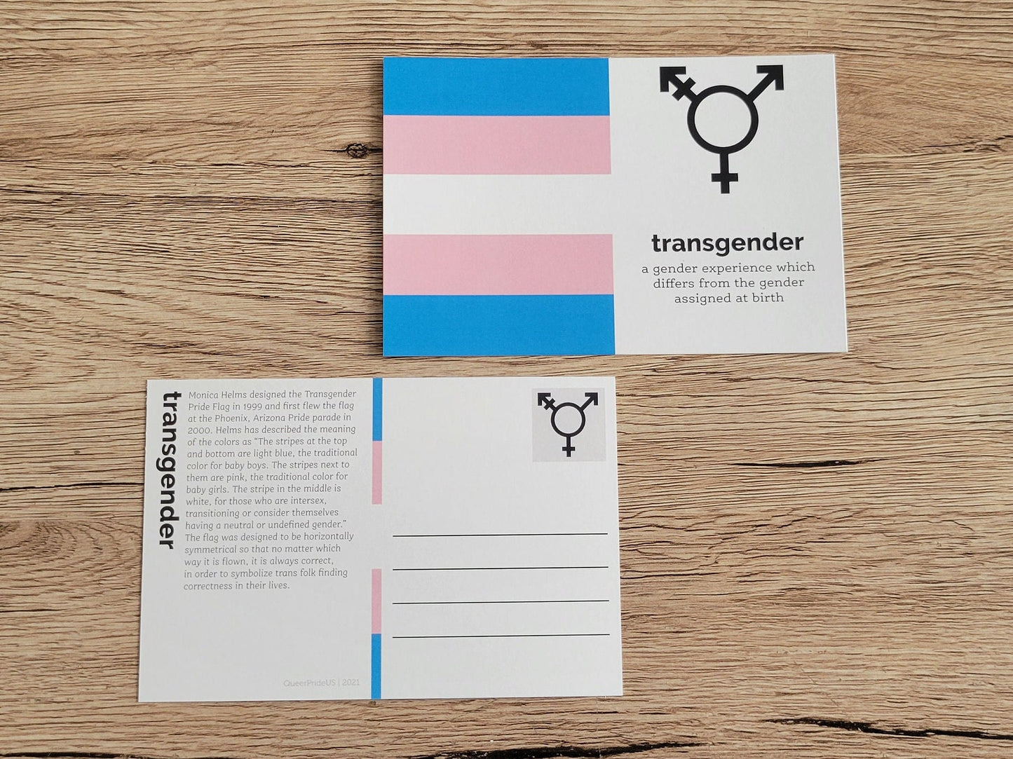Transgender pride postcard – QueerPrideUS
