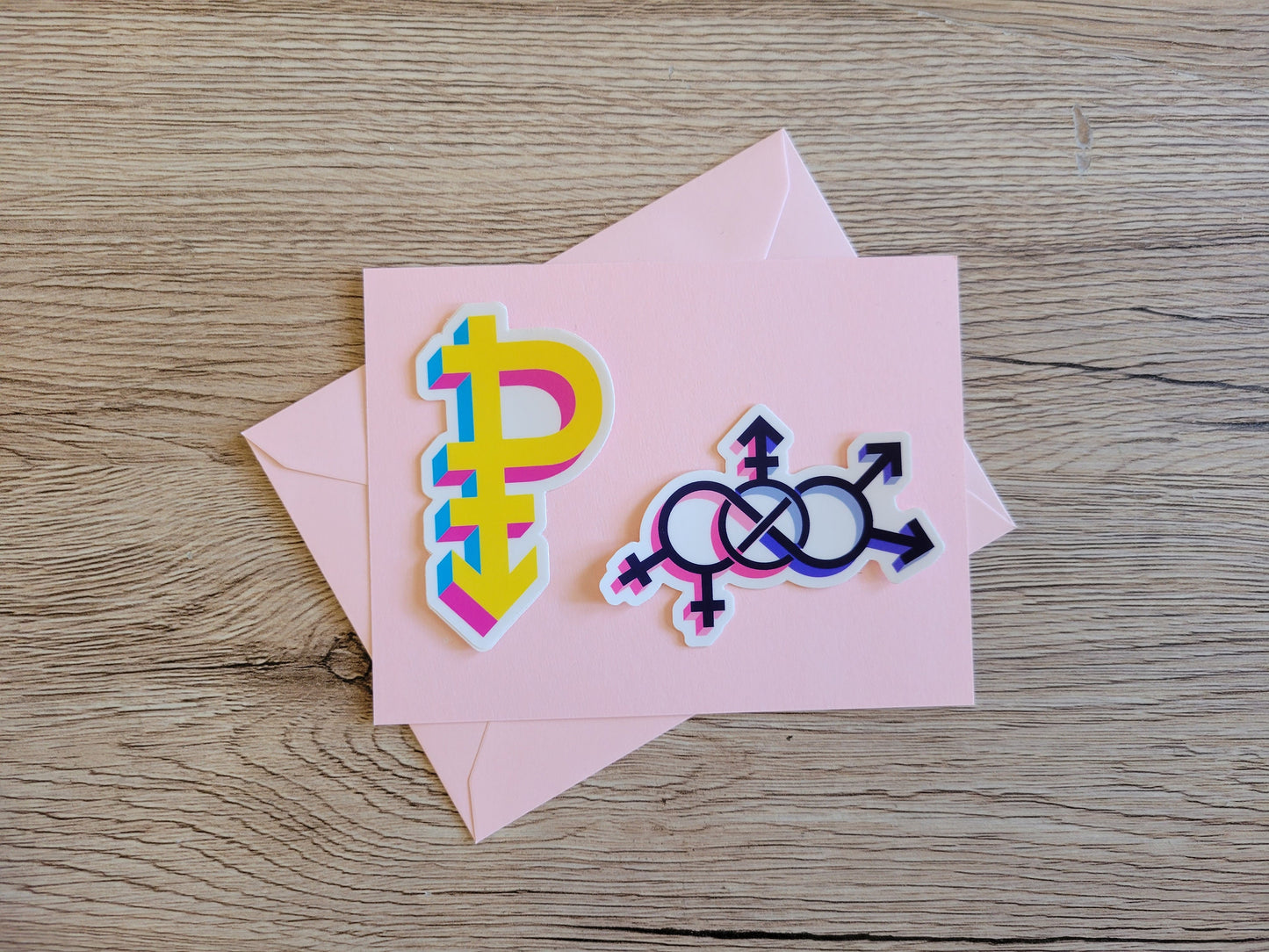 Omnisexual pride symbol sticker