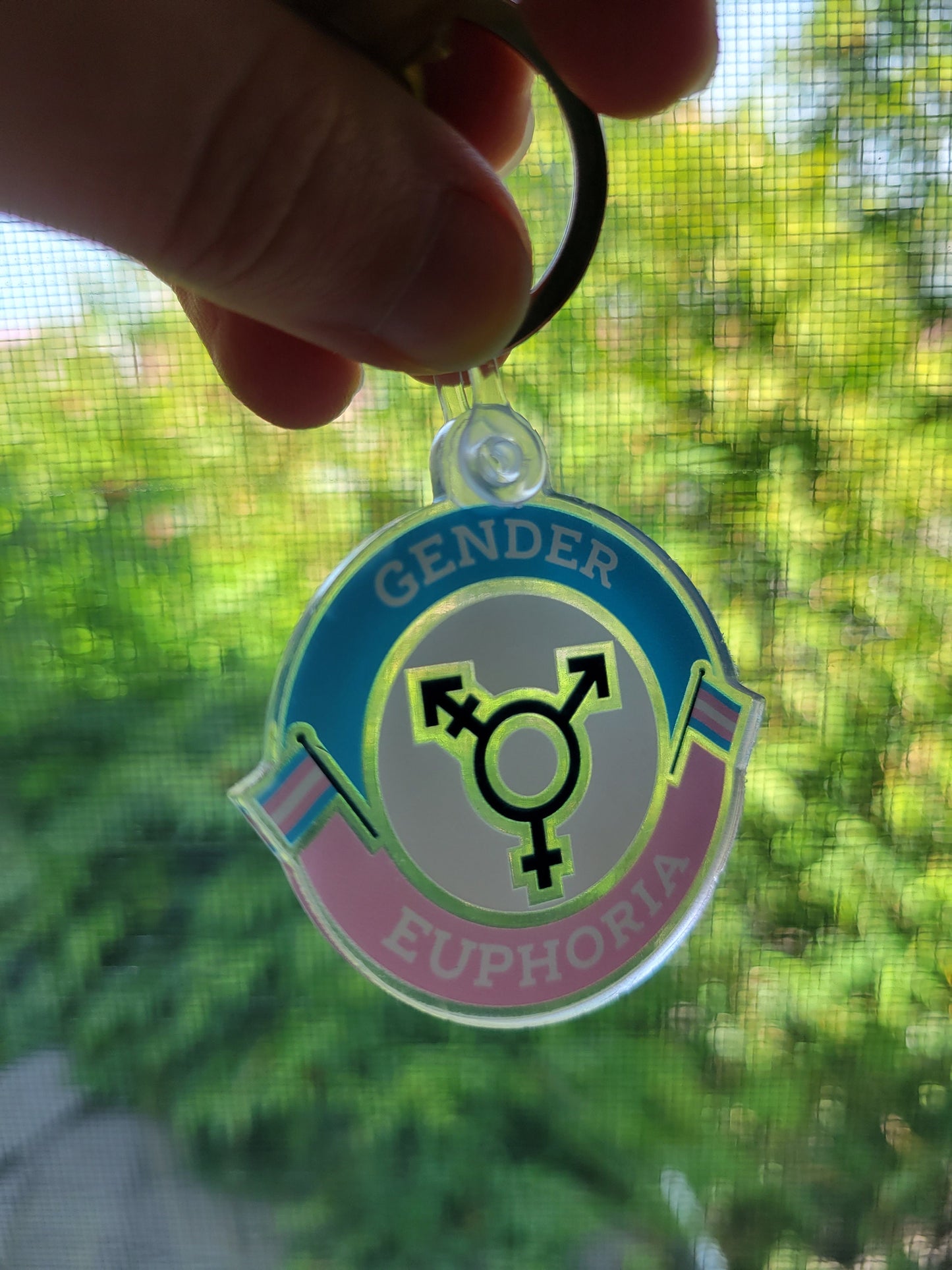 Transgender "Gender Euphoria" keychain