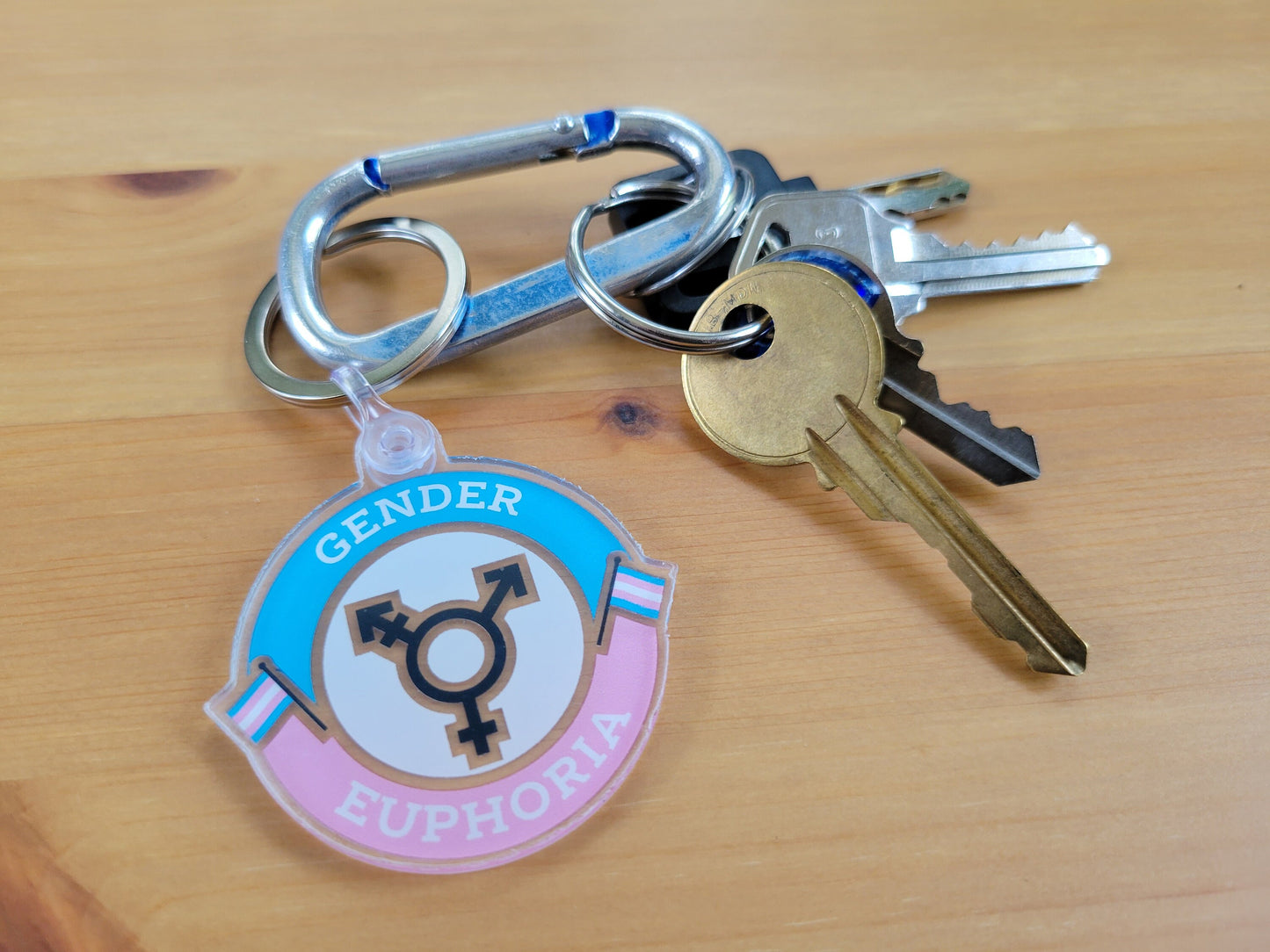 Transgender "Gender Euphoria" keychain