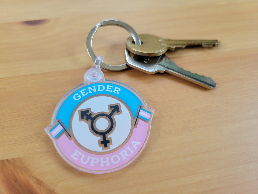 Gender Neutral Keychains Transgender
