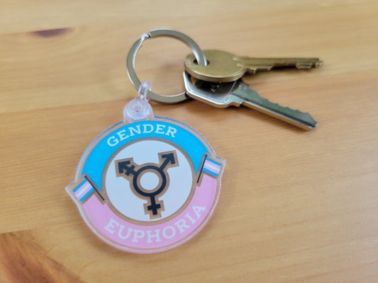 Transgender "Gender Euphoria" keychain